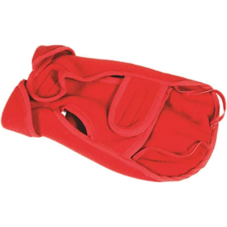 Fashion Dog Fleece-Hundemantel - Rot - 43