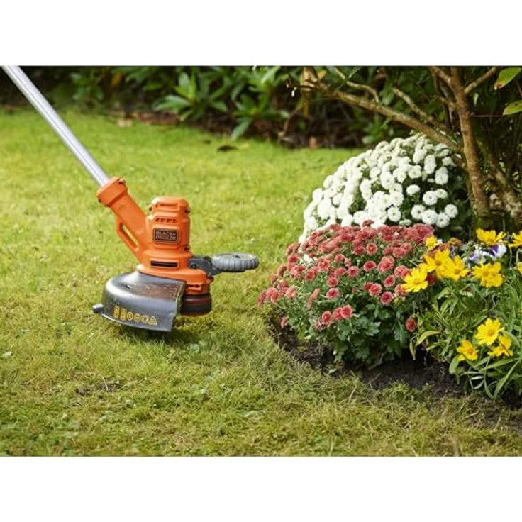 Black+Decker BESTA530C10-QS Rasentrimmer Fadenschneider 550W 550W-30cm mit 10 Meter Kabel 30cm + 10m – Bild 5