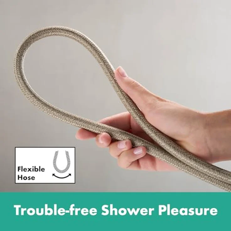 hansgrohe Rainfinity Brauseset 130, Duschbrause mit EcoSmart, 3 Strahlarten (PowderRain, Intense PowderRain, MonoRain), S Puro Brausestange 900mm, 8.5 l/min – Bild 9