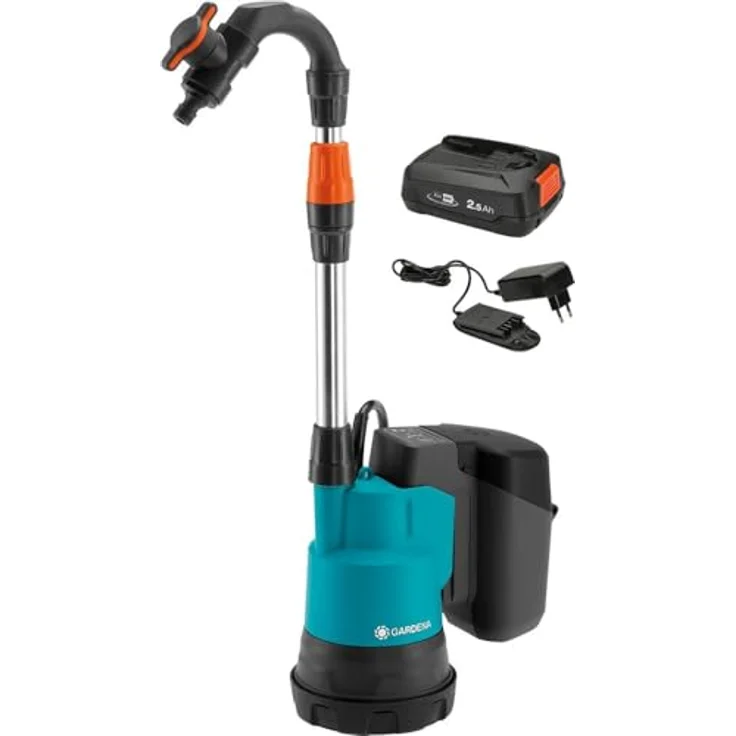 Gardena 14602-61 Akku-Regenfasspumpe 2000-2 18V P4A Ready-To-Use Set – Bild 2