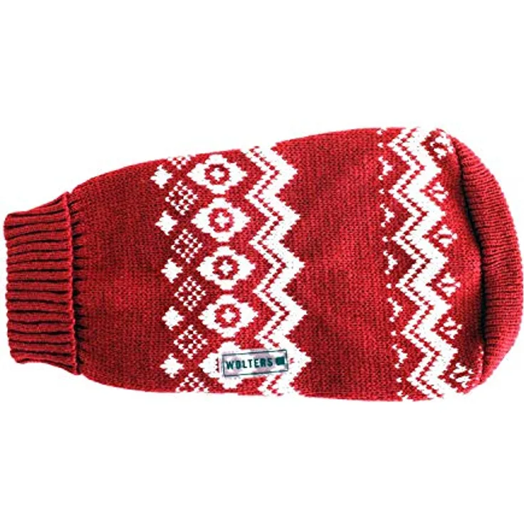 Wolters Norweger Pullover 40cm rot/weiss