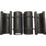 Scorprotect® Folien Rahmen Rohr Gewächshaus Clip-Set 24 teilig