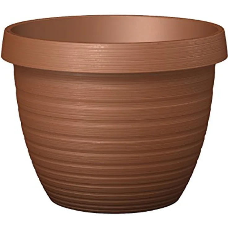 Scheurich Country Star, Pflanzgefäß aus Kunststoff, Terracotta, 25 cm Durchmesser, 18,6 cm hoch, 5 l Vol.