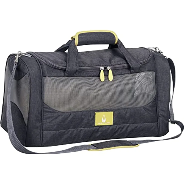 63895 Tasche Melinda grau/senf 51 x 24 x 25 cm