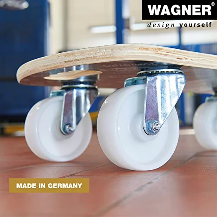 Wagner Transporthilfe MM 1311 I 57,5 x 29 x 13,5 cm - Tragkraft 400 kg - für schwer beladene Geräte & Möbel I Ergo-Griffmulden I rutschfeste Oberfläche I FSC®-Zertifiziert - 20131101 – Bild 4