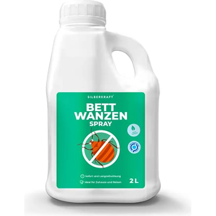 Silberkraft Bettwanzenspray 2 L für Matratzen und Betten, effektiv Bettwanzen bekämpfen, textilfreundliches Anti-Bettwanzen-Spray – Bild 1