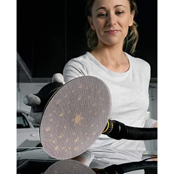 Mirka Abranet Netzschleifscheiben Ø 150mm, Mix-Pack 35 Stk, 7 Körnungen 80-600, geeignet für Exzenterschleifer und Schleifmaschinen – Bild 5
