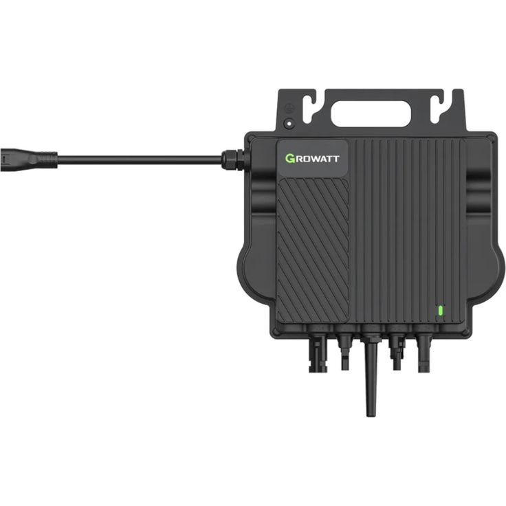 Growatt NEO 800M-X, Premium-Mikro-Wechselrichter für einphasige Balkonkraftwerke, inklusive 5 m AC-Kabel, 800 W, IP67 für Außenbereich, WLAN-fähig