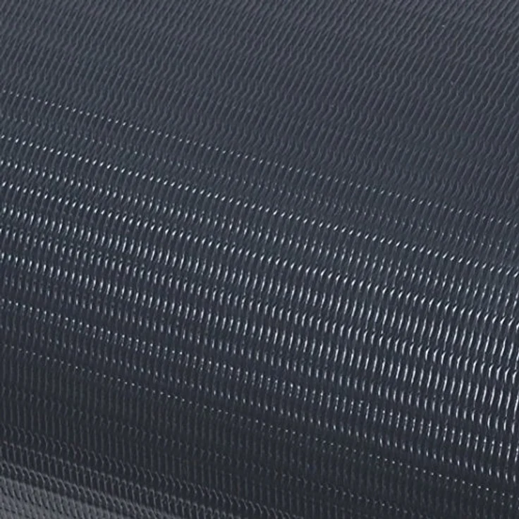 Sichtschutzstreifen 450g-m² PVC Doppelstabmattenzaun, Anthrazit – Bild 6