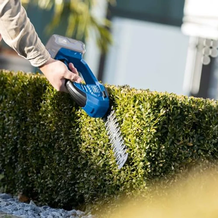 Scheppach C-HTGS200-X, Akku-Heckenschere 20V, kraftvoll und kabellos im Set – Bild 9