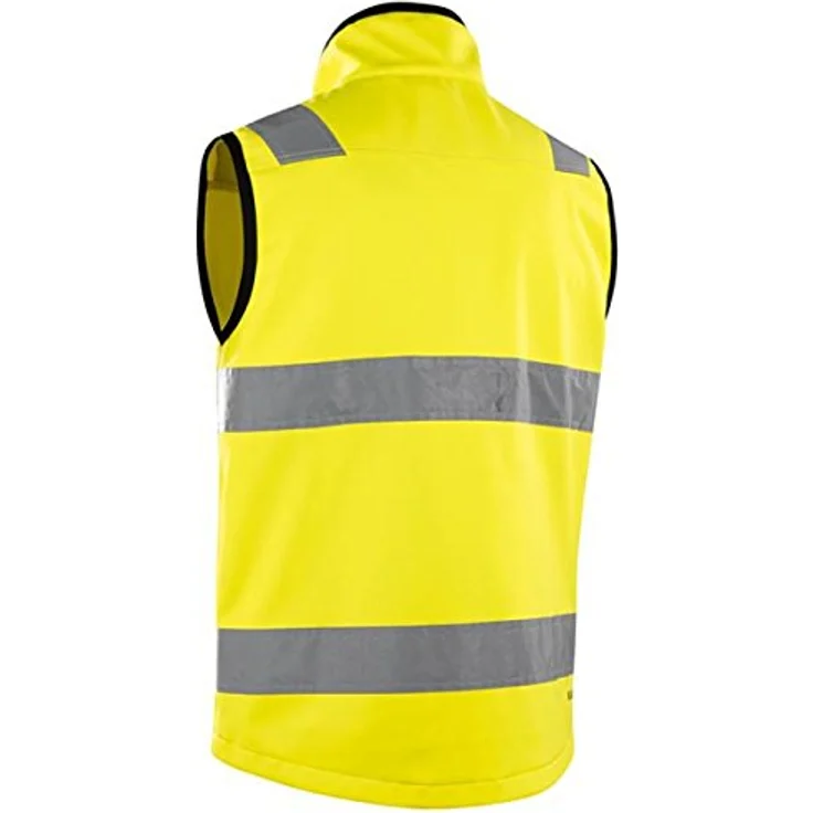 Blakläder Softshell Weste Warnschutz, atmungsaktiv, wind- und wasserdicht, Größe L – Bild 2