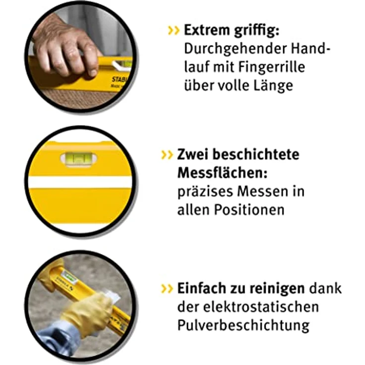 STABILA Wasserwaage Type R 300, 183 cm – Bild 6