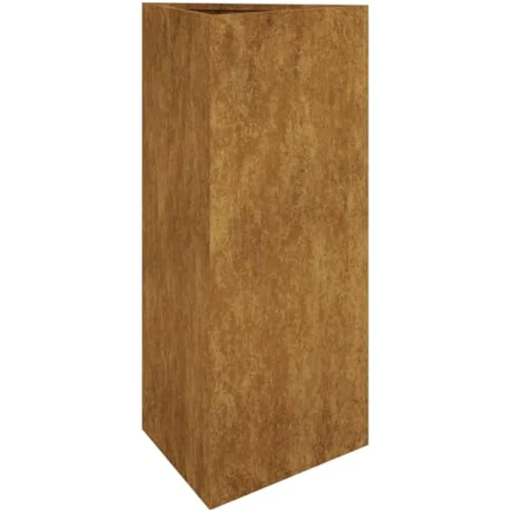 vidaXL Pflanzkübel, Pflanzkasten aus Cortenstahl, 40x34,5x75 cm, rostige Farbe, wetterfest und langlebig – Bild 1