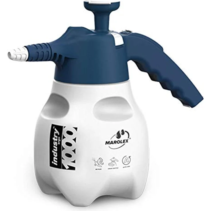 Marolex Handsprüher Industry Ergo Alka 1000, Drucksprüher mit EPDM-Dichtung und 3D-Flex-System, 0,4 MPa Betriebsdruck, komfortabler Halt – Bild 1