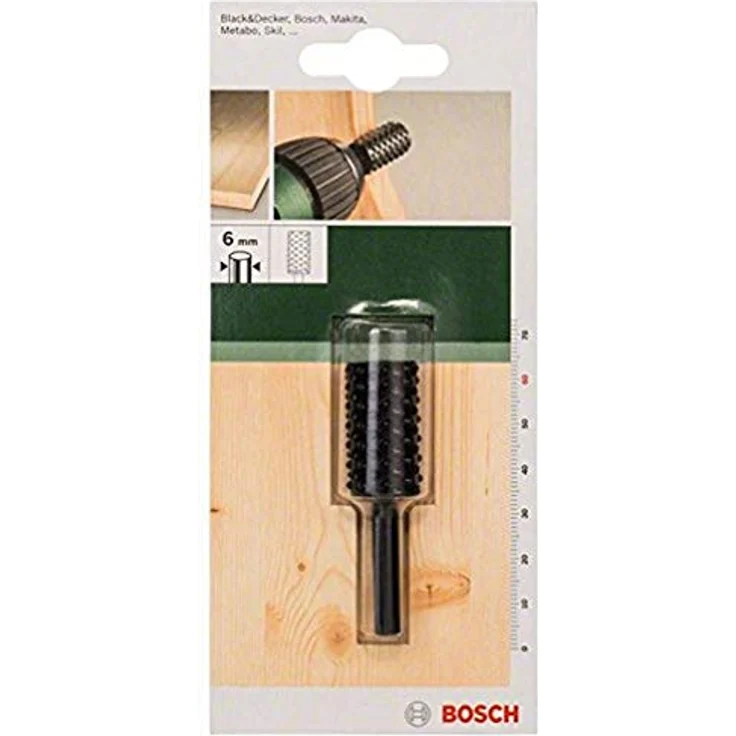 Bosch DIY Holzraspel zylindrisch (Ø 15 mm) für Weich- und Hartholz, geeignet für Bohrmaschinen – Bild 1