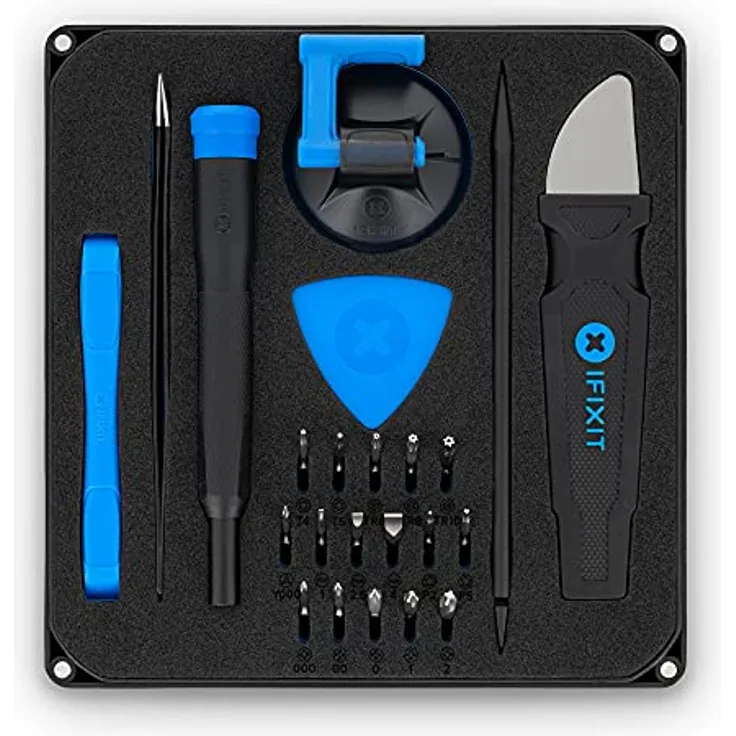 iFixit Essential Electronics Toolkit 2.1, Präzisions Bit Set mit 16 Bits und Öffnungswerkzeugen für Elektronikreparaturen