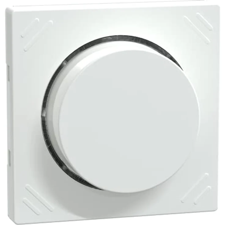Schneider Electric Merten Drehregler-Modul MEG5252-0325, Unterputz mit 4 Tastflächen und LED Dimmer, aktivweiss glänzend, IP20 – Bild 3