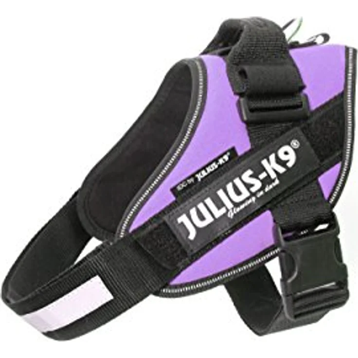 Julius-K9 IDC Powergeschirr Lila (0, Hund, Allgemein), Halsband + Leine - Hochwertiges Brustgeschirr für Hunde, ästhetisch und praktisch, ohne Haltegriff und Lampenhalterung – Bild 1