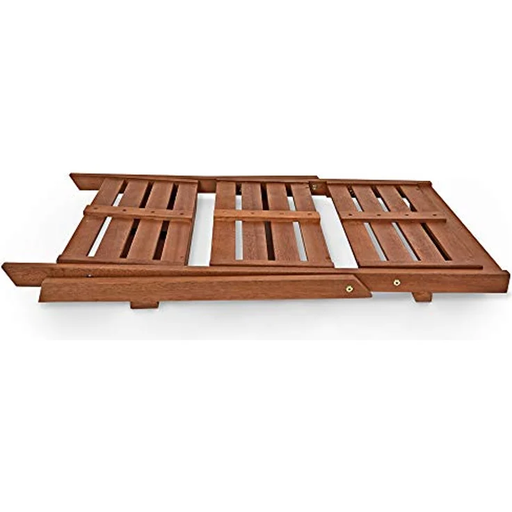 Blumentreppe 3 Stufen Regal 79 x 59 x 56cm Akazienholz Pflanzregal Blumenregal Blumenleiter – Bild 6
