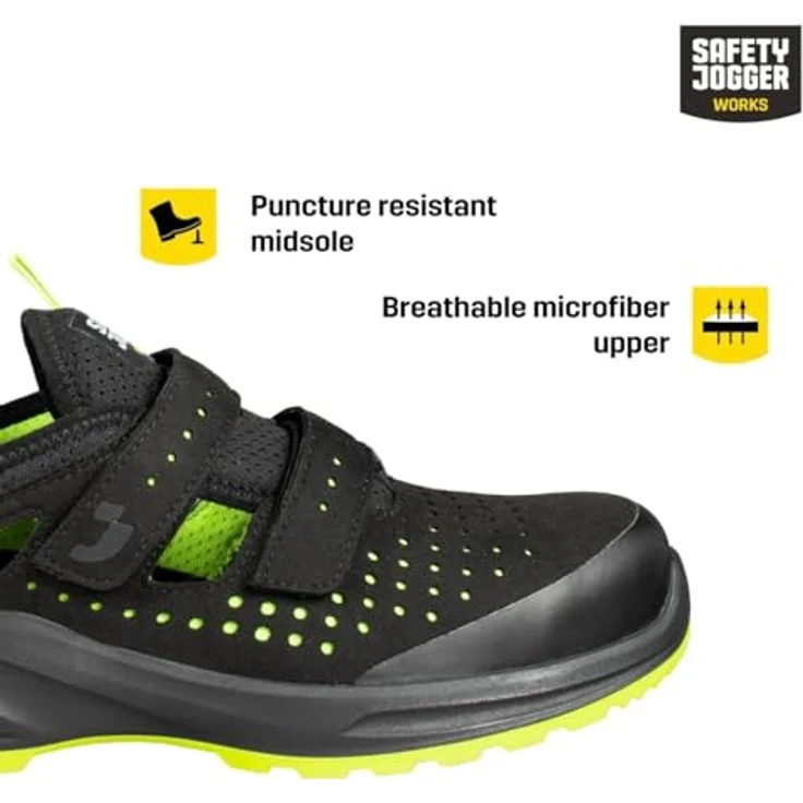 Safety Jogger Modulo, Sicherheitsschuh mit rutschfester BASF-PU-Laufsohle, atmungsaktivem Design und veganen Materialien – Bild 2