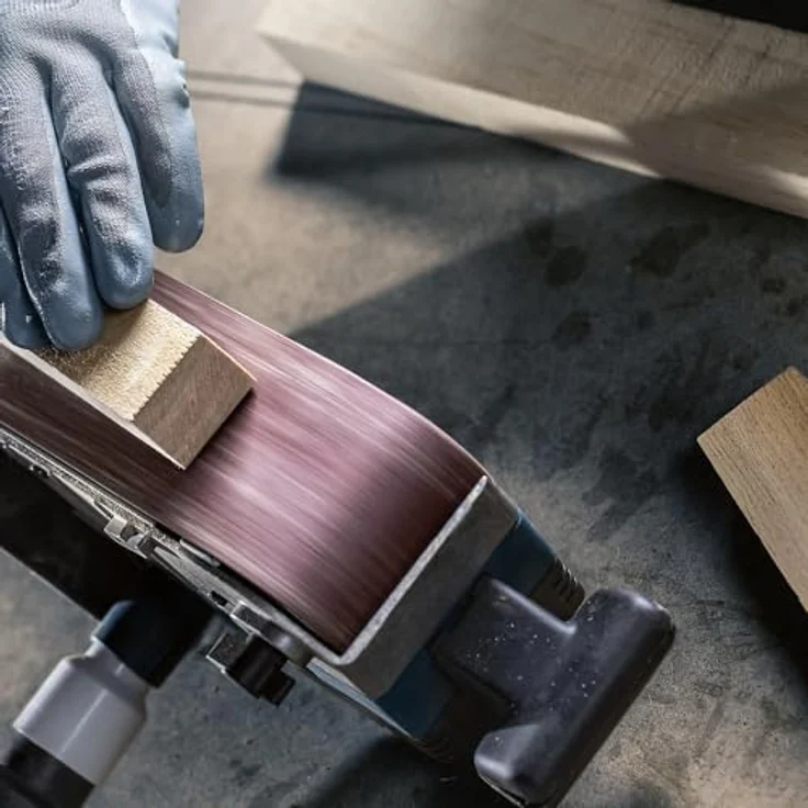 Bosch Professional Schleifband für Bandschleifer Holz und Farbe Best for Wood and Paint (3 Stück, Körnung 80, X440) – Bild 14