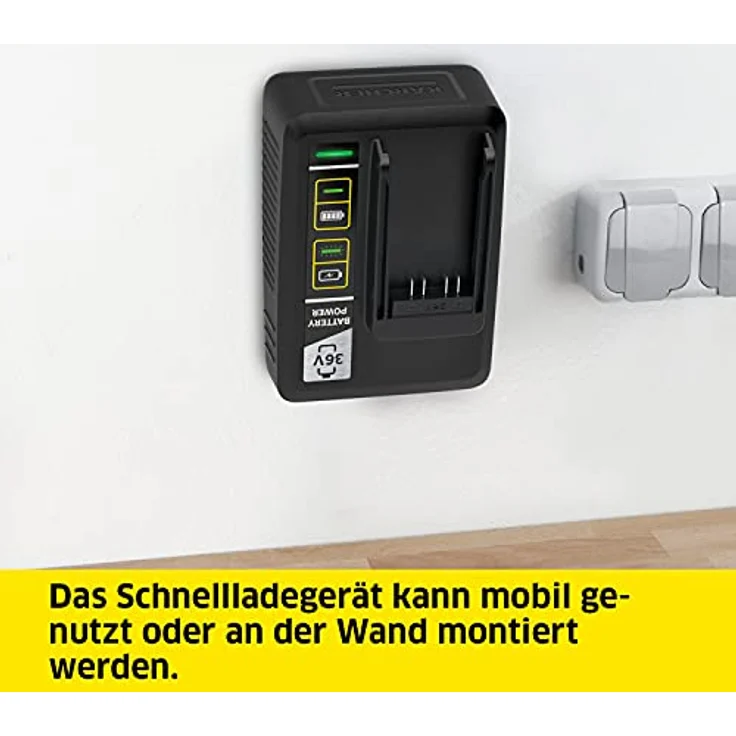 Kärcher Battery Power 36-25 Werkzeugakku 36 V / 2,5 Ah + Ladegerät (24450640), Starter-Set – Bild 5