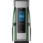 Siemens Kompakt-Ladegerät, Elektroauto Ladestation (Typ 2, 300 kW, 500 A) mit zwei CCS2-Ausgängen, flüssigkeitsgekühlt, RFID-Zugangsschutz, inklusive Sifinity Connect und Control Basic für 24 Monate