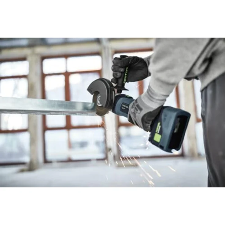 Festool Akku-Winkelschleifer AGC 18-125 5,0 EBI-Plus, robust mit stufenlos regelbarer Drehzahl und bürstenlosem EC-TEC Motor, inkl. 2 Akkupacks 5,0 Ah und Schnellladegerät – Bild 5