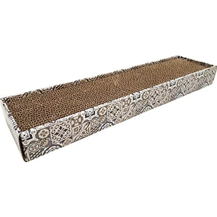 Croci Kratzbaum aus Pappe Homedecor, Texture, Schweine, 48 x 5 x 12,5-450