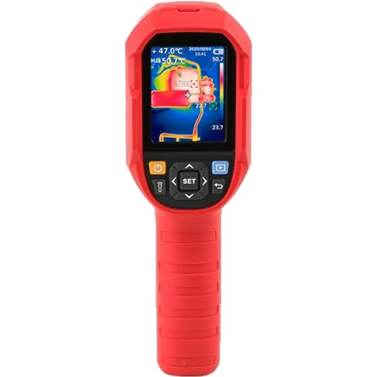 Uni-T UTi720A, Wärmebildkamera mit 256x192 IR-Auflösung, 2,8" TFT-LCD-Display, Temperaturbereich -20 °C bis 400 °C, Lithium-Ionen-Akku bis 7 Stunden – Bild 5