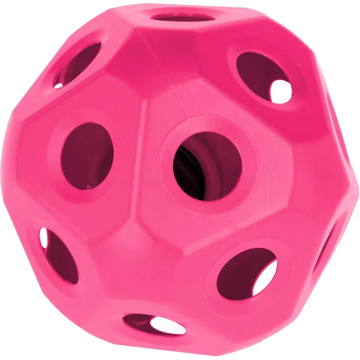 Kerbl Tier-Beschäftigungsspielzeug Kerbl Futterspielball HeuBoy Spielball Pink 70cm - Stabiler Ball für bis zu 3kg Heu, ideal für Stall und Weide – Bild 1