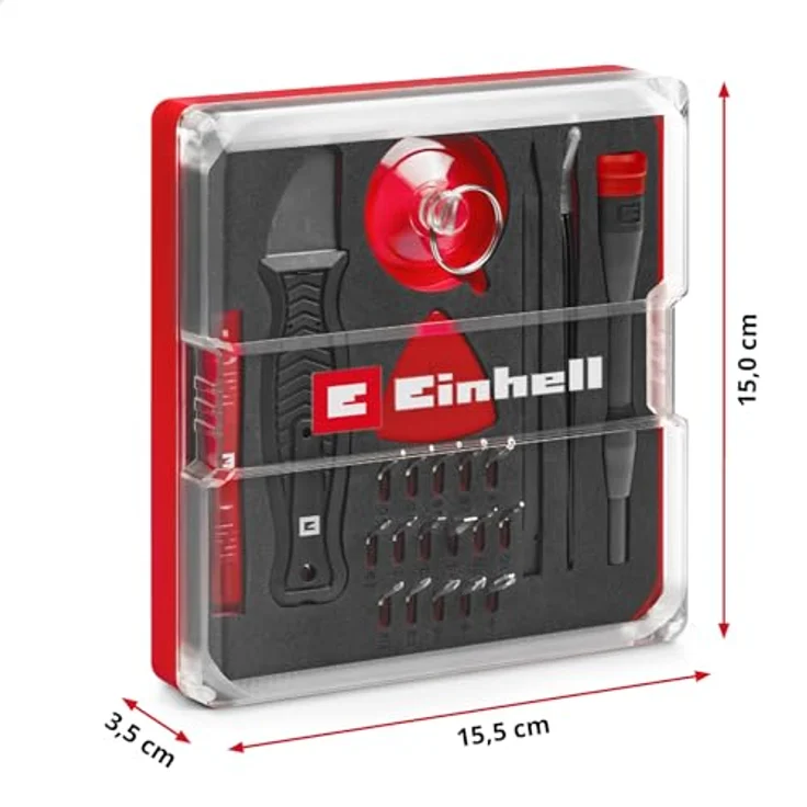Einhell Präzisionsbit-Set 28-teilig, einschließlich Schraubendreher-Bithalter, S2 Stahl Bits und Reparaturwerkzeugen für Elektronik – Bild 13