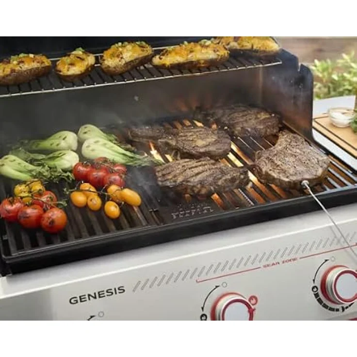 Weber Genesis EPX-435W GBS Smart Gasgrill, 4-Brenner mit Sear-Brenner, WLAN-fähigem Thermometer und LED-Grillbeleuchtung – Bild 4