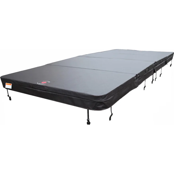 Canadian Spa Company Isolierabdeckung für Swim Spa St. Lawrence, braun, 228x500 cm, mit verstärkten Griffen und UV-beständigem Material