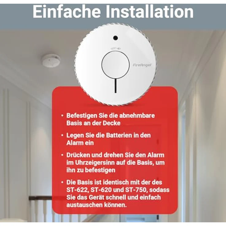 FireAngel FA-6115-INT Rauchwarnmelder batteriebetrieben – Bild 5