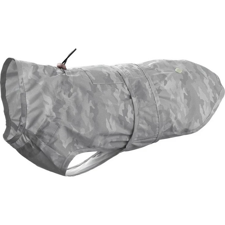 Hunter Tierbedarf Hunderegenmantel Huka to go silber, mit reflektierendem Material und Camouflage-Design - Preisvergleich – Bild 1