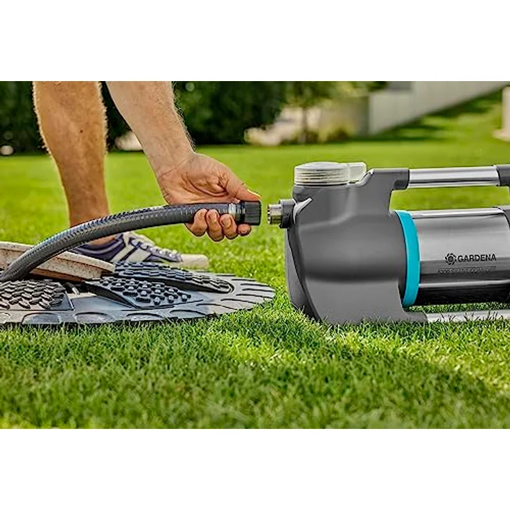 Gardena Gartenpumpe 6300 SilentComfort, Extra leise Bewässerungspumpe mit App Steuerung, Fördermenge 6300 l/h, rostfreier Edelstahl, stromsparend, wasserfest, Trockenlaufsicherung (9058-20) – Bild 5