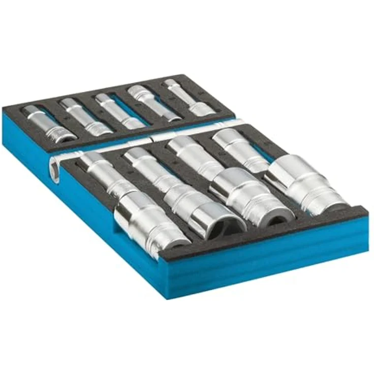 Hazet 163-459/15 Werkzeugset, 15-teiliges Safety-Insert-System (SIS) mit Ordnungssystem und integrierter Vollständigkeits-Prüfung, Made in Germany – Bild 3