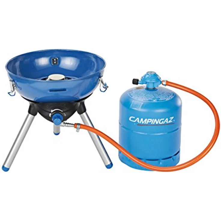 Campingaz Party Grill 400 R, Gasgrill und Campingkocher mit 2000 Watt, blau, leicht und handlich – Bild 9