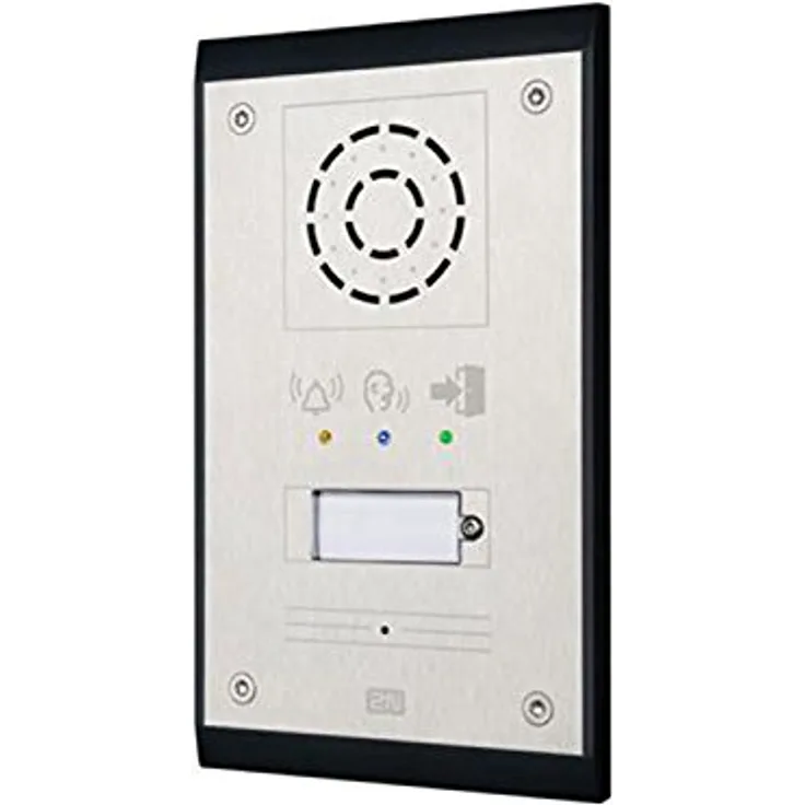 2N 9153102 Türsprechanlage - Telefonillo, kompakt 115 x 39 x 193 mm, schwarz/silber, hochwertige Qualität, einfache Bedienung, langlebig