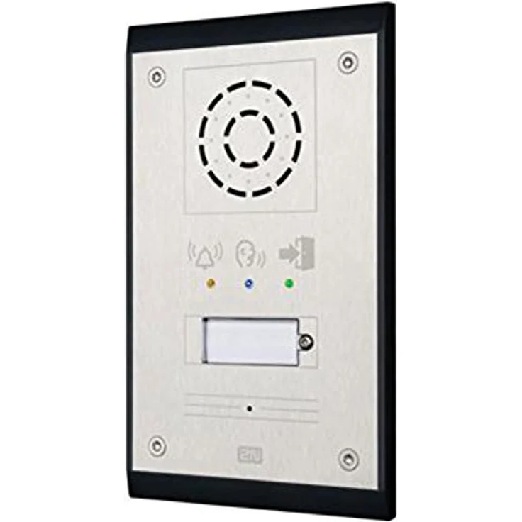 2N 9153102 Türsprechanlage - Telefonillo, kompakt 115 x 39 x 193 mm, schwarz/silber, hochwertige Qualität, einfache Bedienung, langlebig – Bild 1