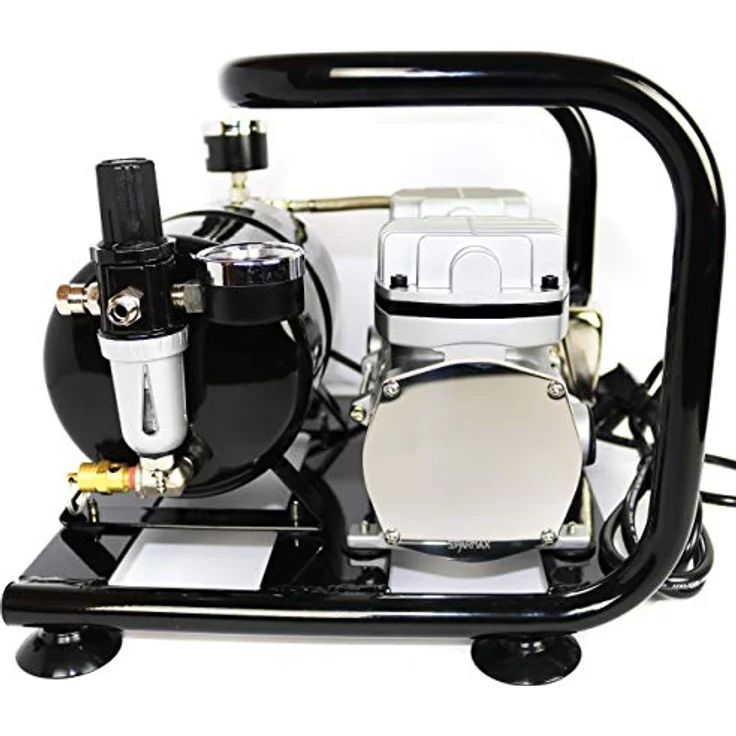 Kompressor Airbrush Sparmax AC-500 Tank Druckluft Kompressoren – Bild 2