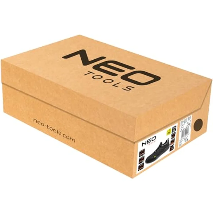 No Name NEO Tools Sicherheitsschuhe S1PL SR ESD, Komposit-Zehenkappe, Kevlar-Einlegesohle, Größe 42 – Bild 5