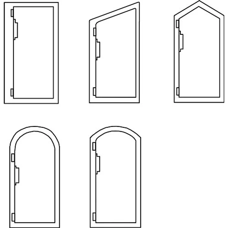 G-U Falz-Türschliesser GU FTS, einstellbar, unsichtbar, für Zimmertüren bis 140° Öffnungswinkel, Aluminiumgehäuse, für Holz- und Metalltüren – Bild 3
