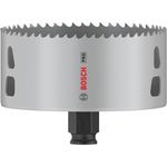 Bosch 1x PRO Multi Material Power Change Plus Lochsäge, Ø 105 mm, für Weichholz und Trockenbauwand, Professional Zubehör, blau