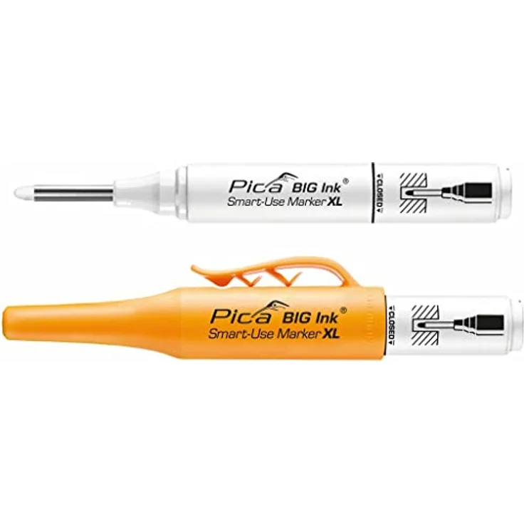 Pica BIG Ink Smart-Use Marker XL Weiß 170/52 Permanentmarker Tieflochmarker – Bild 3