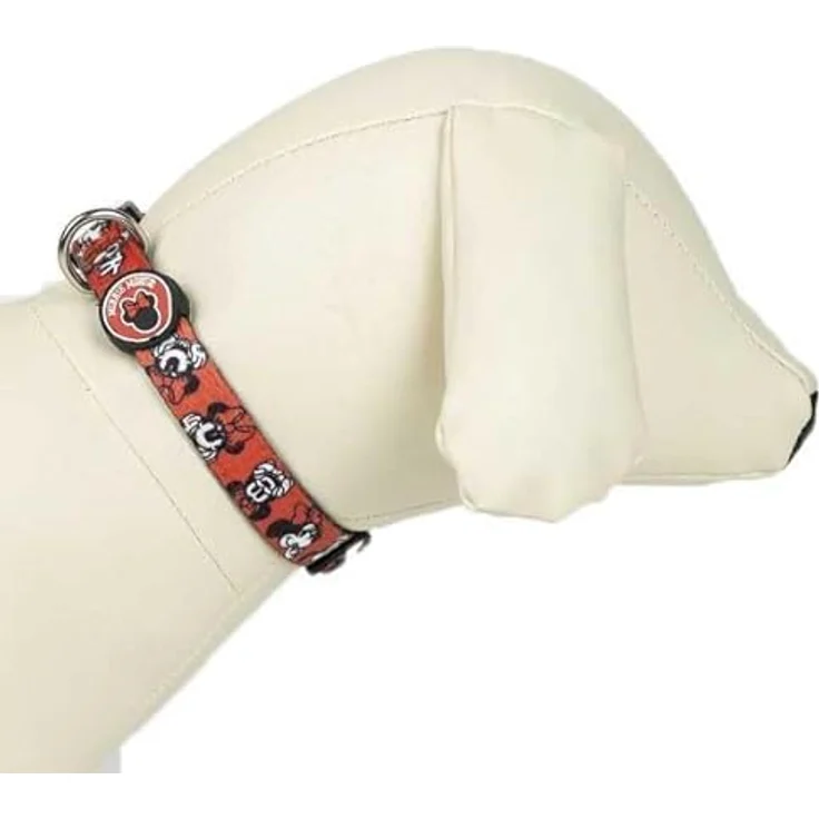 CERDÁ Premium-Hundehalsband von Minnie Maus, Rosa, Größe M-L, Klickverschluss, 3D-Design, aus Polyester, Originalprodukt, entworfen in Spanien – Bild 2