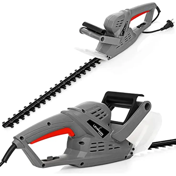 Lehmann ‎LGCAXHT4545E-1 Elektro-Heckenschere 450/45 | elektrische Heckenschneider mit 1500 W Motorleistung | 45 cm Messerlänge und ergonomischer Griff | zum Beschneiden von Hecken und Sträuchern