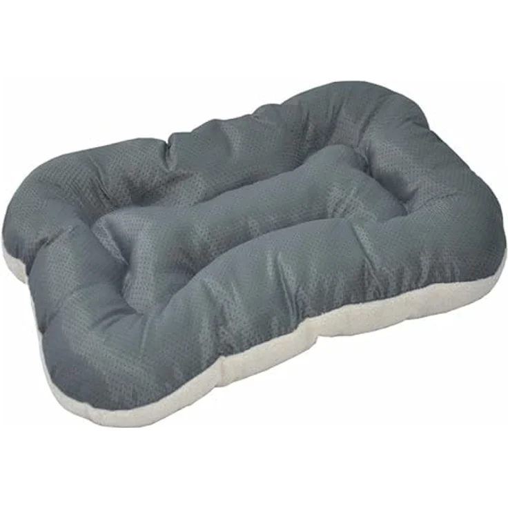nanook Hundekissen Katzenbett flauschig weich wärmend dick geposltert Bone - beige/weiß - 70 x 50 cm - Rutschfester Boden, Polyester – Bild 4
