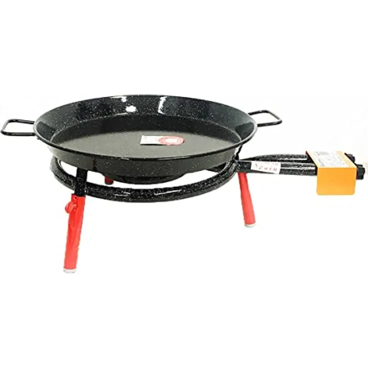 RED DECO Paella-Set zum Grillen auf der Plancha Ø46cm Barcelona